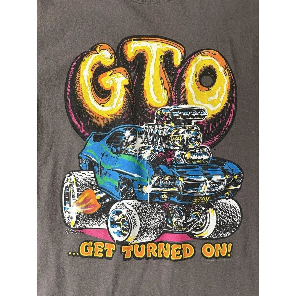 GTO Vintage 70's Short-Sleeve Unisex T-Shirt Mopar Muscle Car Iron On Medium - Picture 2 of 3